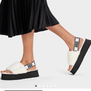 UGG Women’s Disco Slide in White